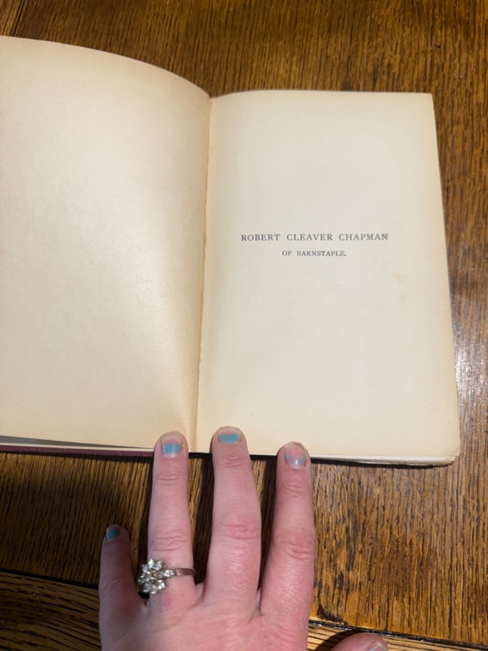 Antique “orginal” rare Robert cleaver Chapman of Barnstable 1902!